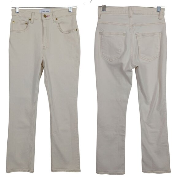 Tues Mon Tresor The Rose Quartz Jean Sz 26 Mid Rise Skinny Cropped Made in Japan - Picture 1 of 13